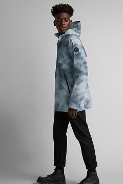 Chamarras Canada Goose Hombre México - Wascana Chubasquero Black Label Azules EP4612398